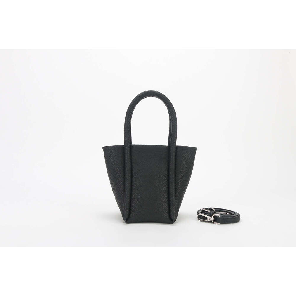 New Bucket Crossbody Bag, High-end Double Genuine Leather Handbag, Single Shoulder Women's Bag