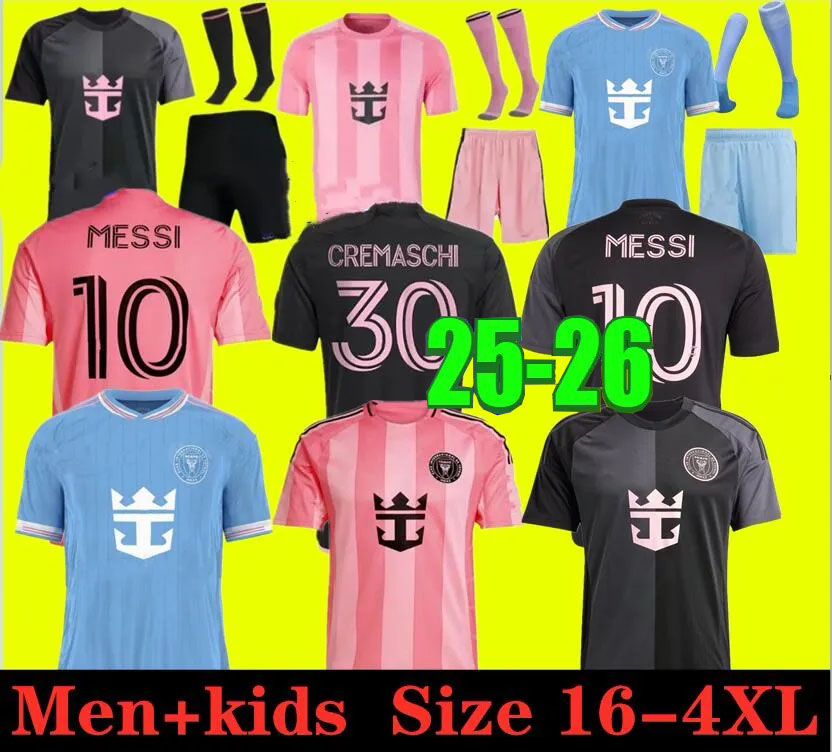 25 26 soccer Jerseys MESSIS GARNACHO DE PAUL National Team MARTINEZ Fans Player versio Maradona Football Shirts 2025 SUAREZ Miamis FC Women men kids Kit