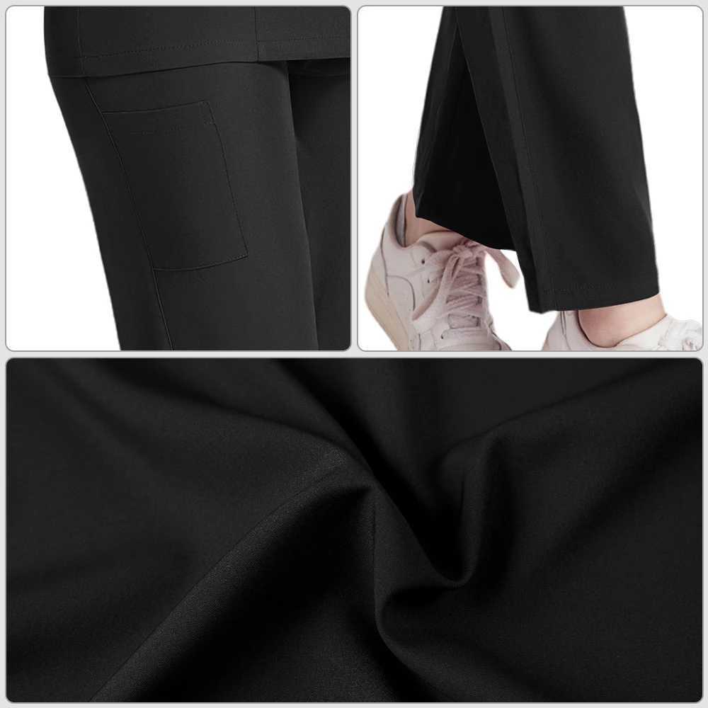 Long SlveNew Nurse Uniforms V-neck Top Jogger Pants Scrub Sets Surgical Workwear Dentist Nursing Suit Hospital Doctor Outfit X250528