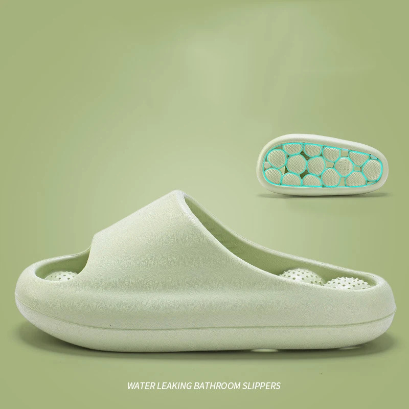 Gacimy Women Massage Slippers Indoor Non-slip House Bath Shower Slipper Comfort Soft Cloud EVA Slides Thick Sole Beach Shoes 250523