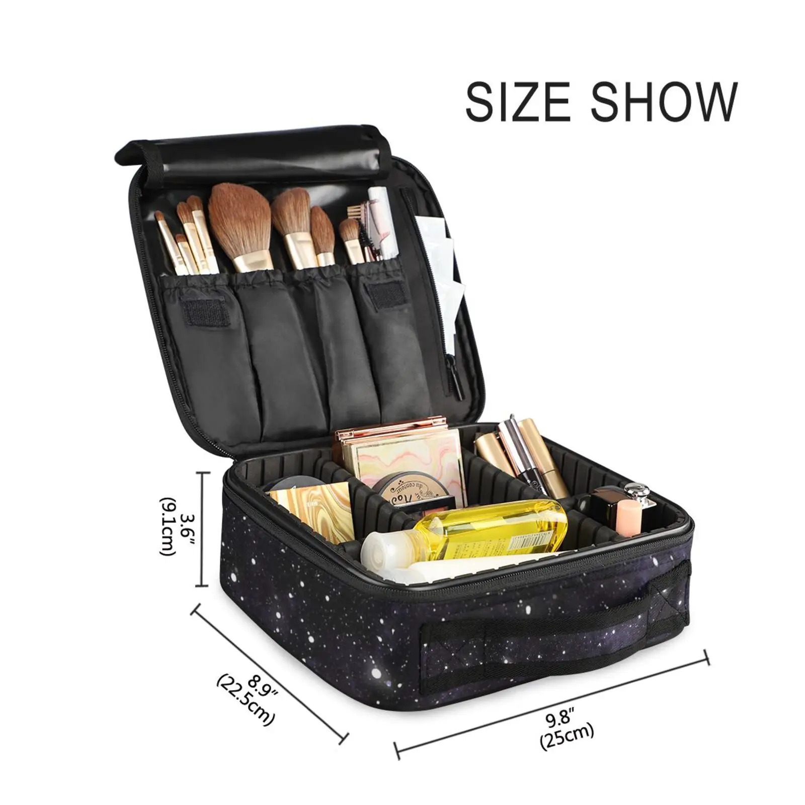 Professional Toiletry Bag Cosmetic Bag Organizer Women Travel Make Up Cases Big Capacity Cosmetics Suitcases Makeup 250527