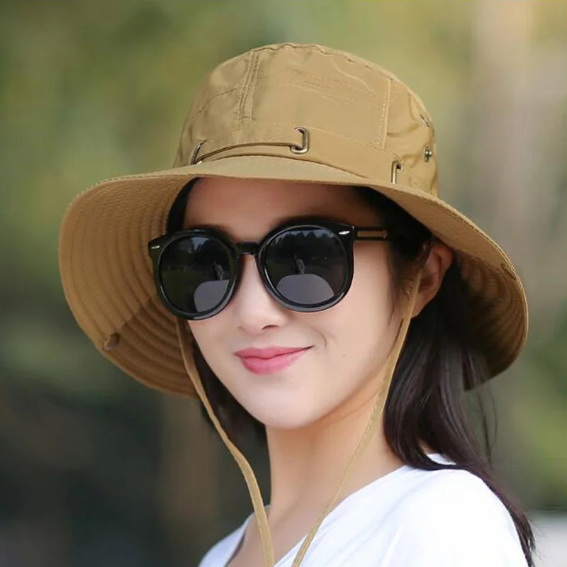 Large Brim Fisherman Hat Reversible Hawaii Korean Spring Summer Hat For Men Women Streetwear Panama Hat Bob Hiphop Buckets Cap 250523