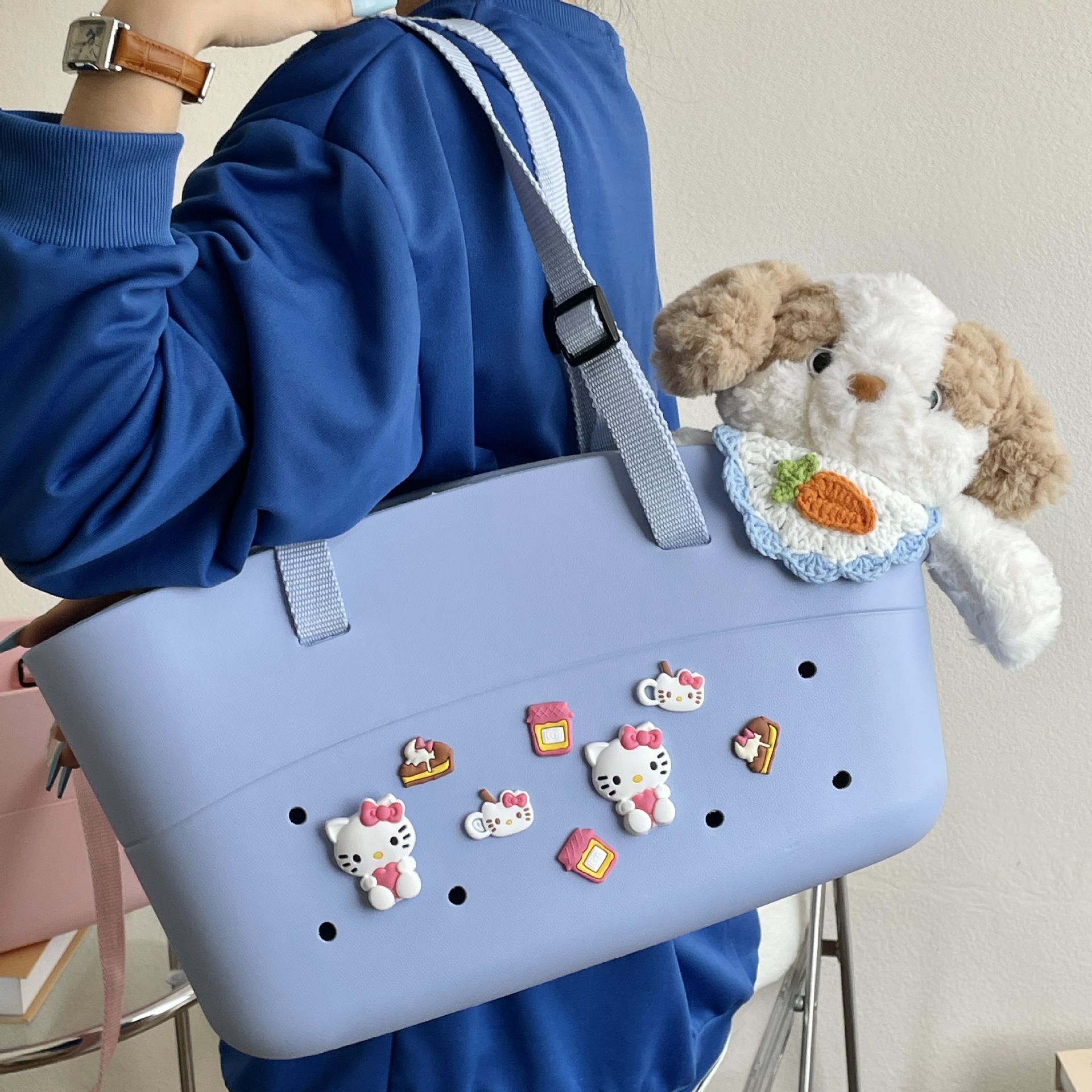Cat Bag Pet Bag Waterproof Shoulder Bag EVA Beach Bag Waterproof