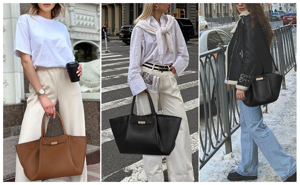 Midi NEW YORK Tote Leather hot Handbag Women Fashion Shoulder Bag, Designer Purse, Trendy Crossbody Bag For Ladies 2025