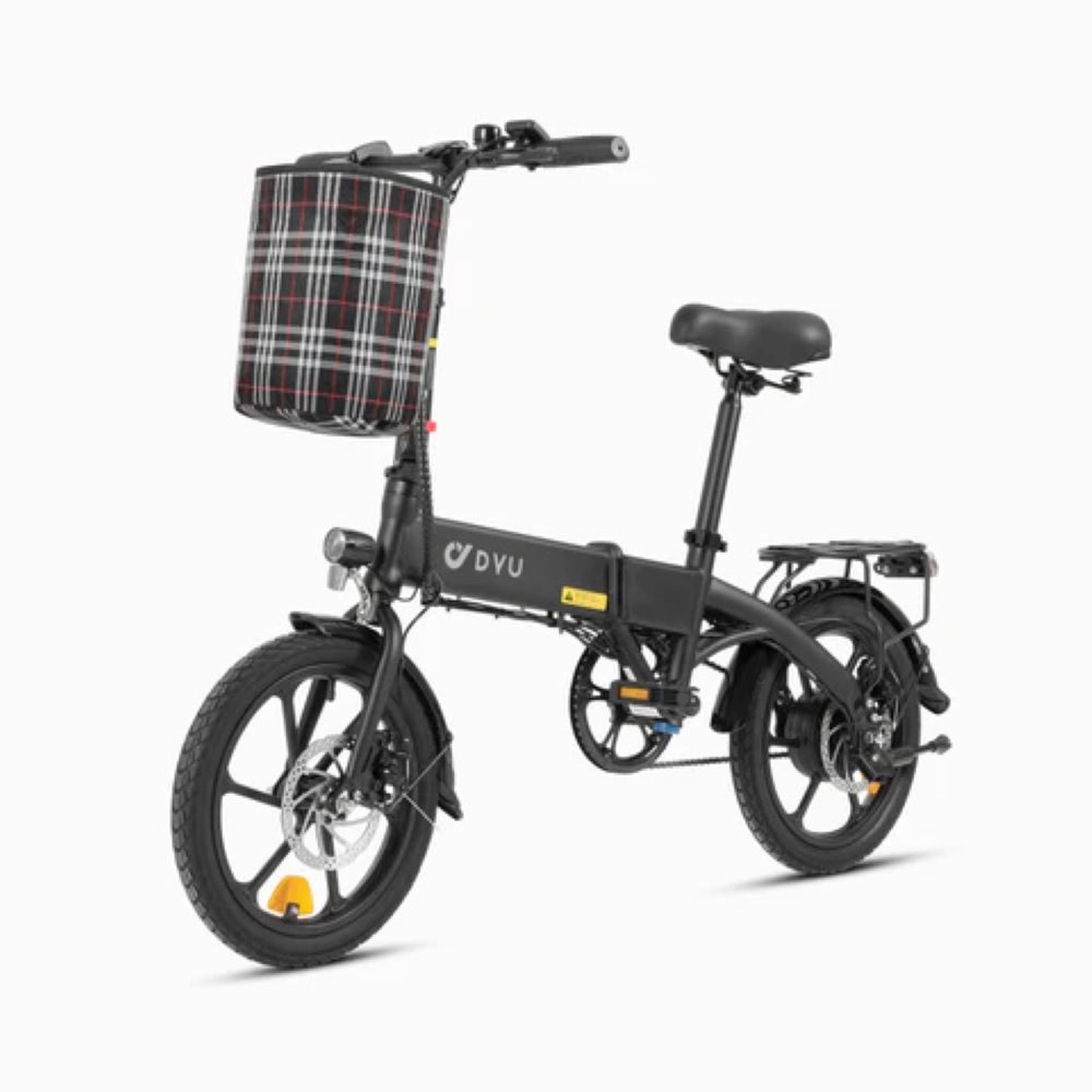 16 inch Folding Electric Bike for Adults 36V/7.5AH 250W Motor City E-Bike DYU A1F PRO Lightweight Portable Bicycle