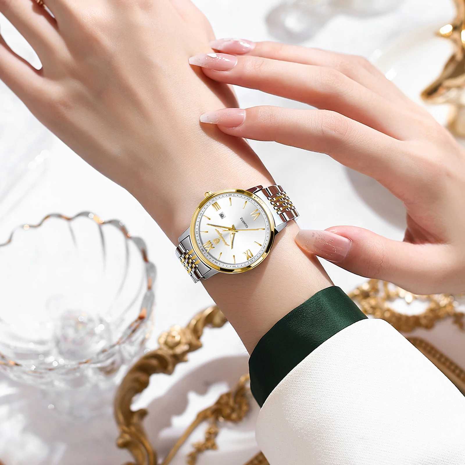 POEDAGAR New Luxury Woman Watch Waterproof Luminous Date Ladies Watch High Quality Stainless Steel Simple Womens Quartz WatchesXJ250527