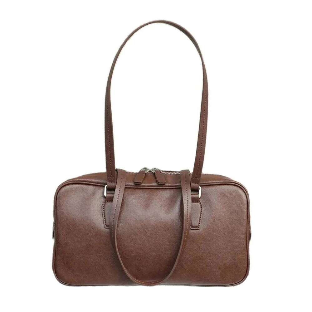 Genuine Leather Fashion Women's Single Shoulder Crossbody Bag High Quality Casual Large Capacity Ladies Handbag Female Cowhide