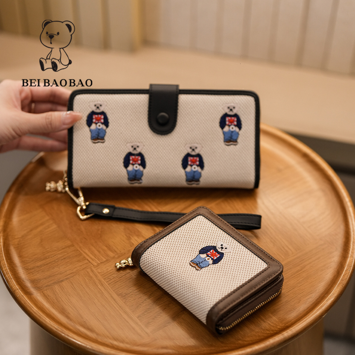 Free Shipping Designer Wallet 2025 New Long Women's Handbag Mini Cute Coin Purse Cartoon Fashion Key Bag