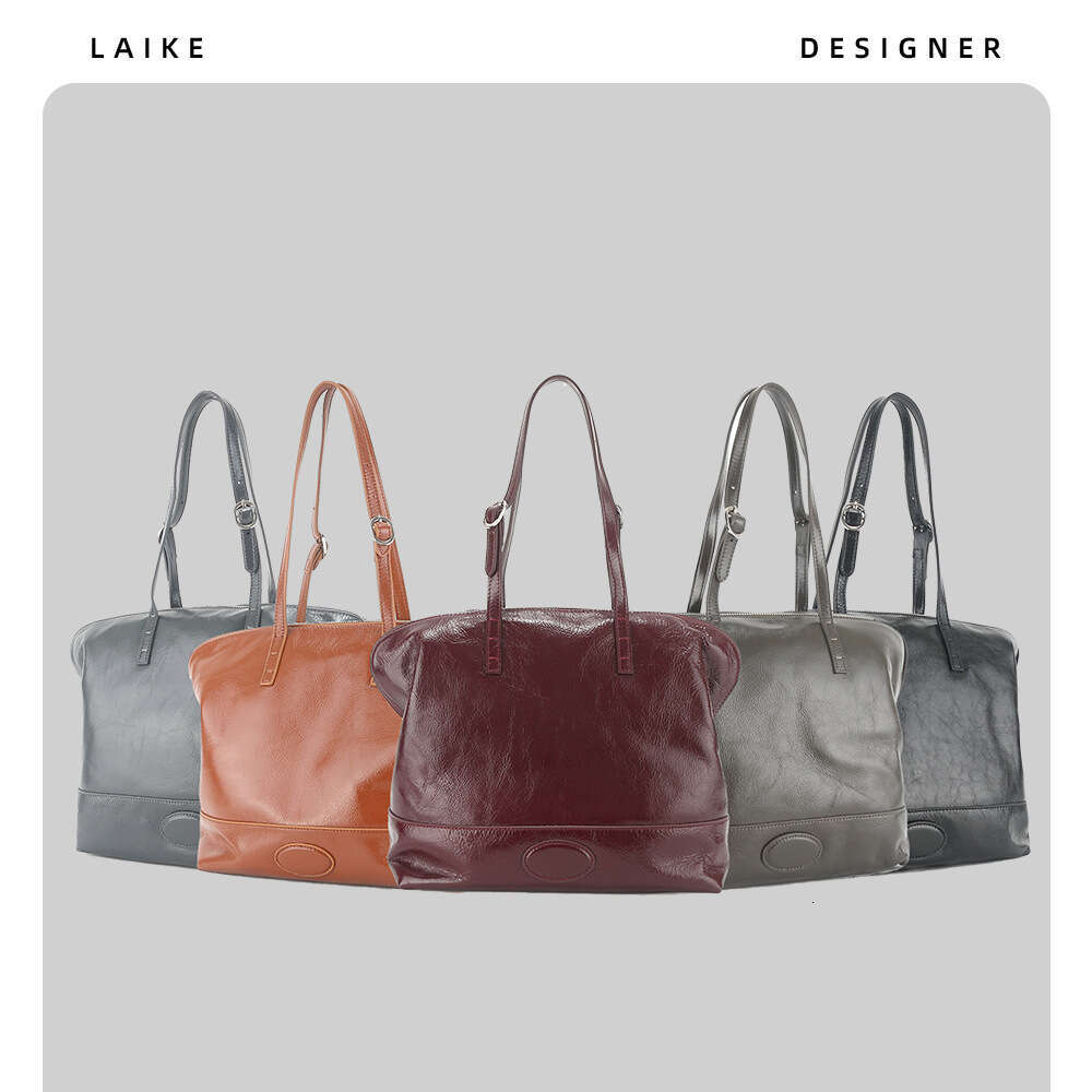 New Women's Large Capacity Tote Fashion Simple Shoulder Niche High-end Feel Underarm Handbag Crossbody Bag