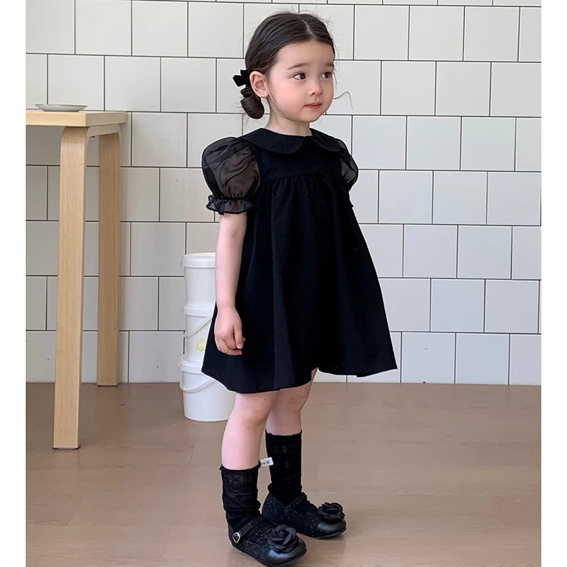 Sisters Dress Baby Girl Birthday Romper Outfits Princess Wedding Bridesmaid Wear Evening Party Dresses Summer Toddler Clothes 250528