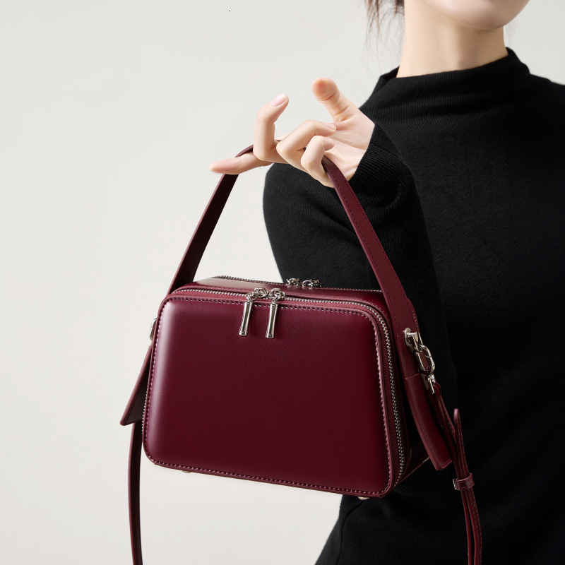 High Quality And Fashionable Shoulder Bag For Spring And Summer 2025 Niche Genuine Leather Women's Handbag Commuting Diagonal Bag