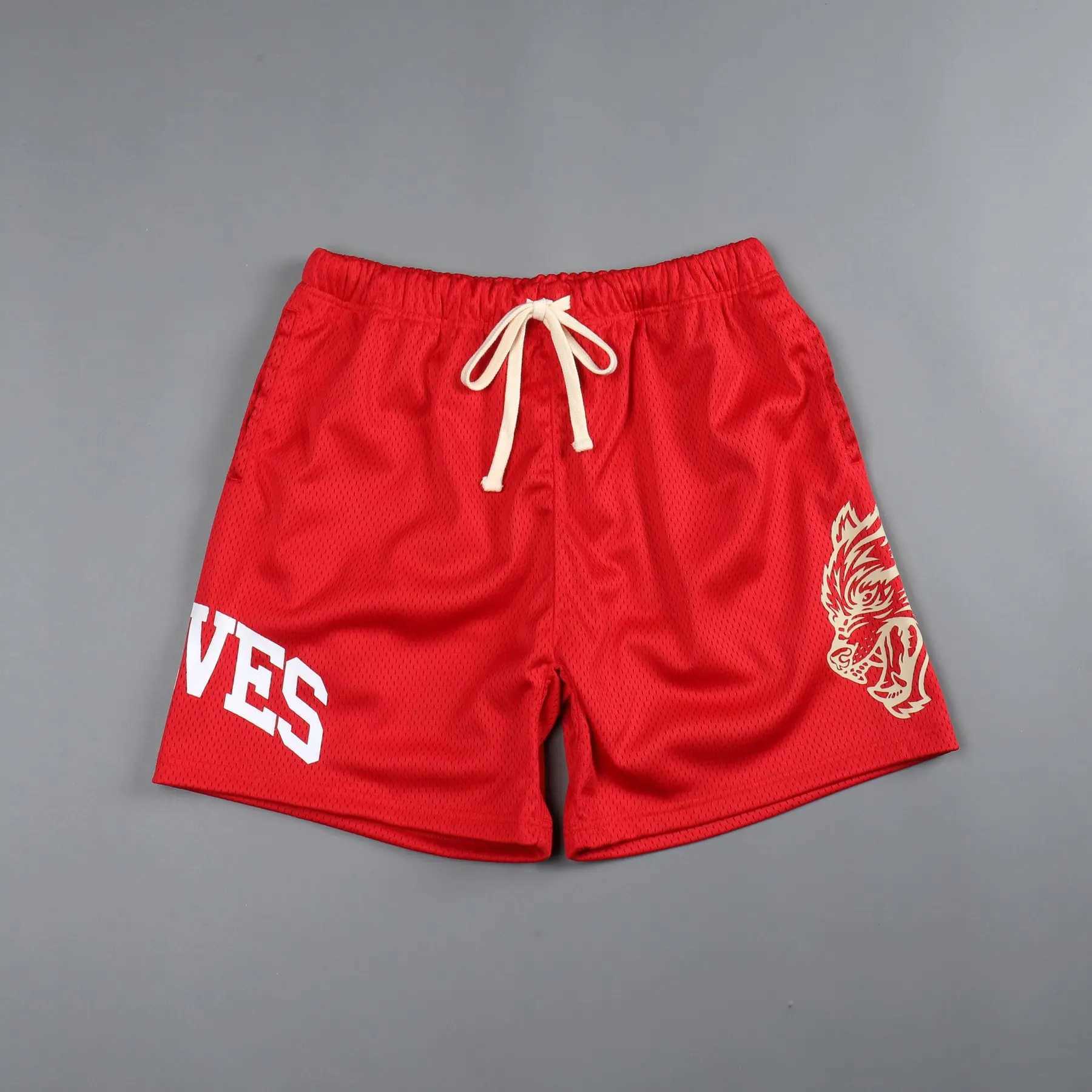 Men Fitness Bodybuilding Shorts Man Summer Gyms Workout Male Breathable Mesh Quick-drying Sportswear Jogger Beach Short Pants X250528