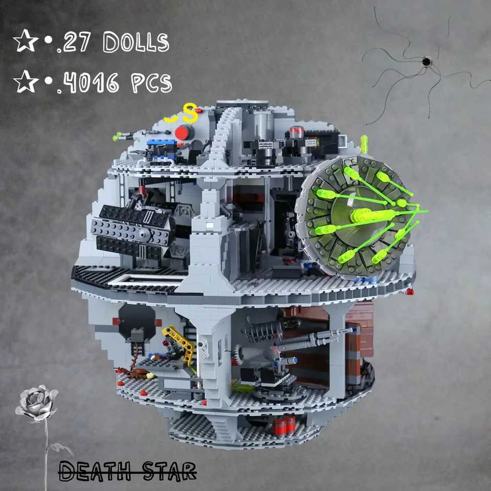 2025 NEW MOC DS-3 Platform Ultimate Weapon Death Star Building Blocks Bricks Battle Station Toys For Kids Adults Birthday Gifts Z250528