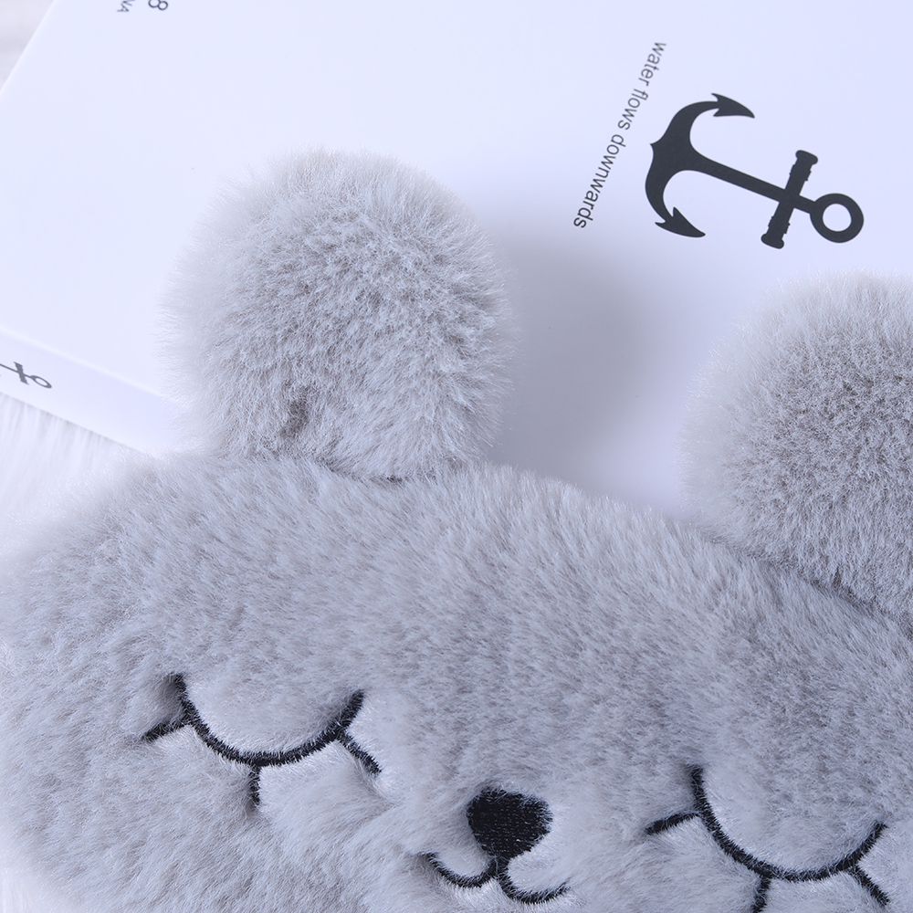 Stylish Animal Print Sleeping Eyemask With Reversible Cold & Heat Functionality