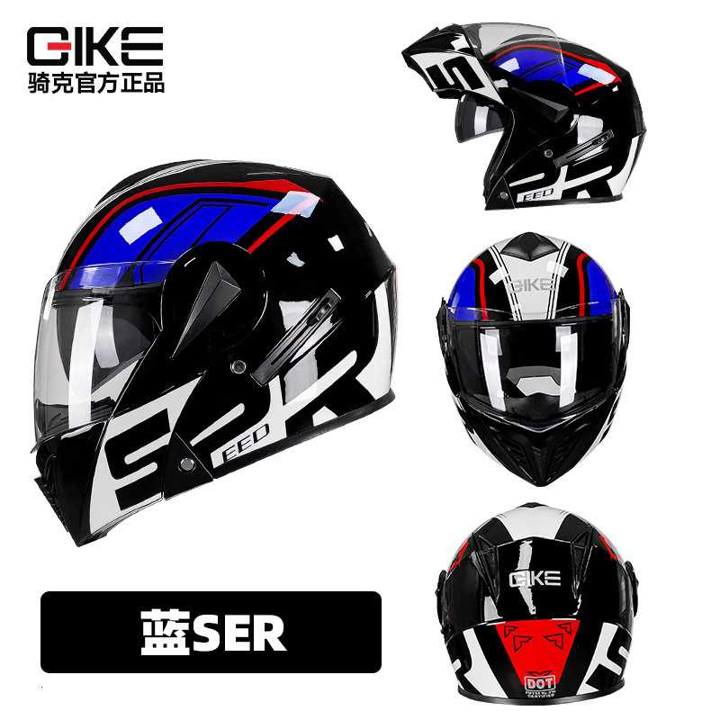 Bluetooth Motorcycle Full Face Helmet Men Women Safety Downhill Motocross Racing Modular Flip Up Helmet Casco Moto DOT Approved 250321