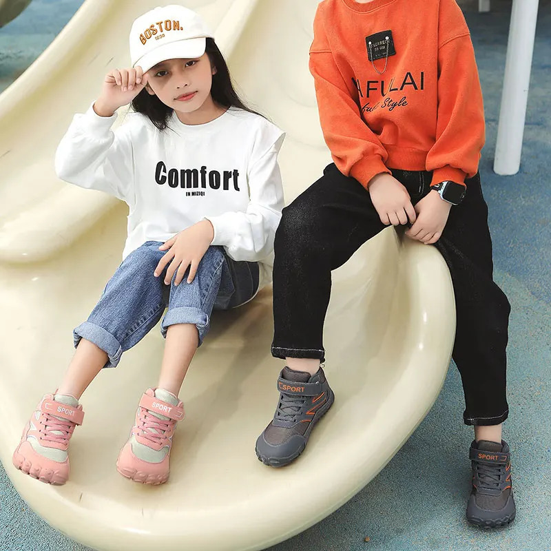 Little/Big Kid Wide High Top Barefoot Shoes | Street-Style Minimalist Sneakers for Boys/Girls | Natural Healthy Fit 250528