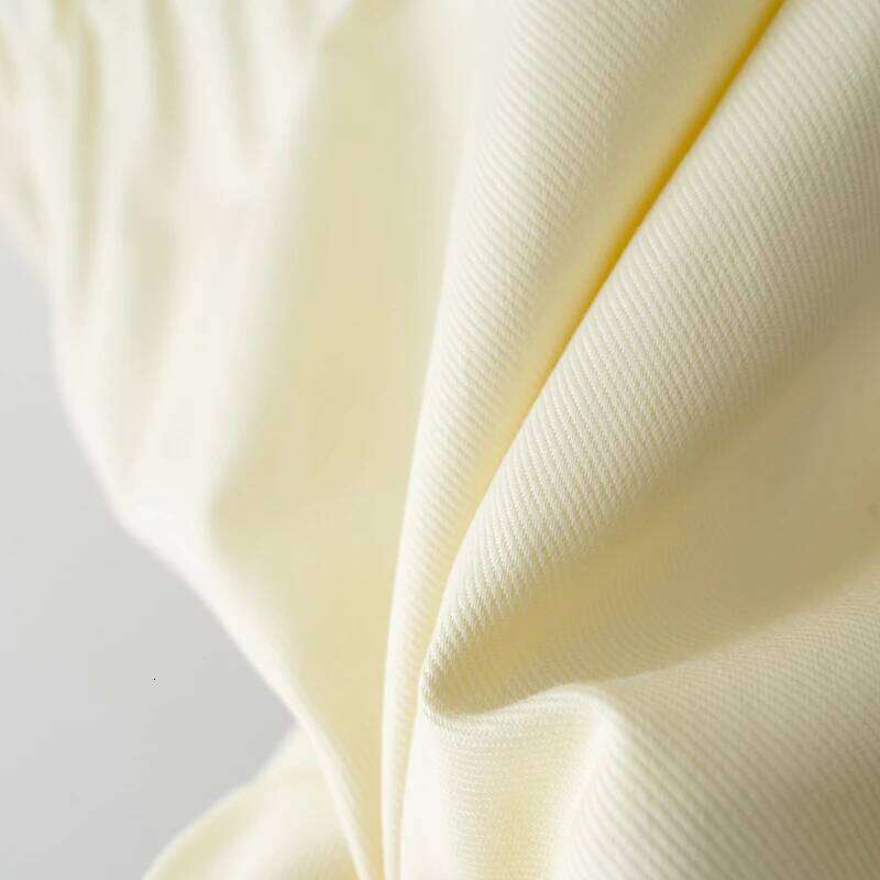 2025 Women Spring / Autumn Light Yellow Adjustable waist Zip Jacket