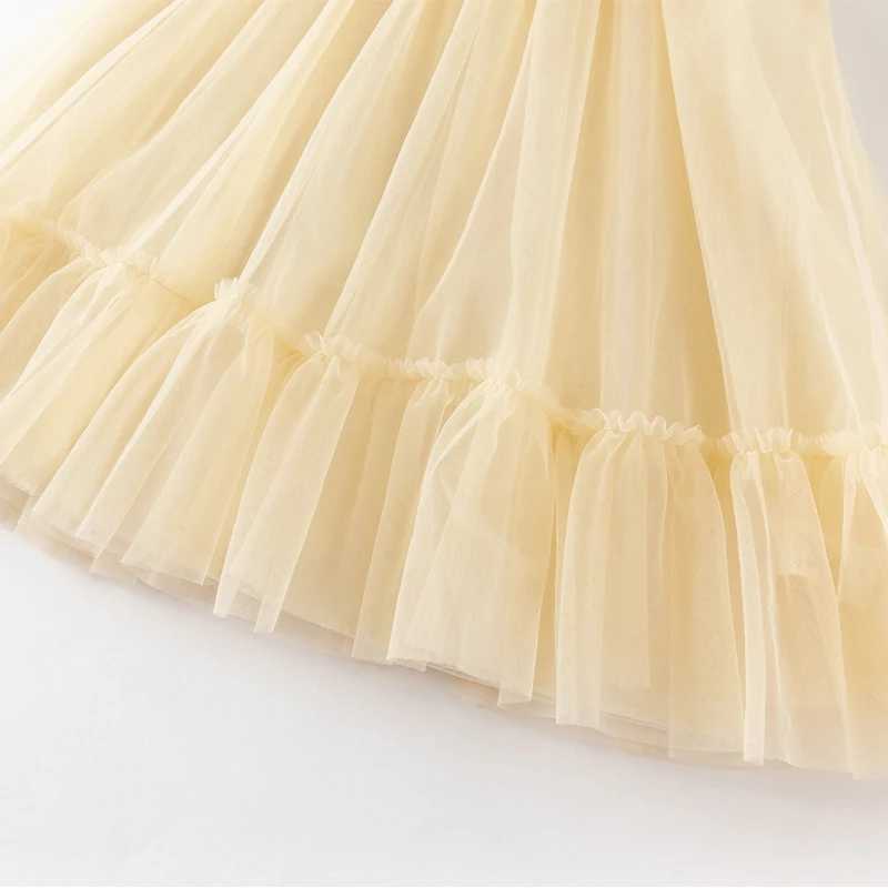Dave Bella Girls Baby Fashion Mesh Princess Dress Casual Summer Gentle Sweet Charm Cute Dress Birthday Party Outdoor DB2251405 X250528