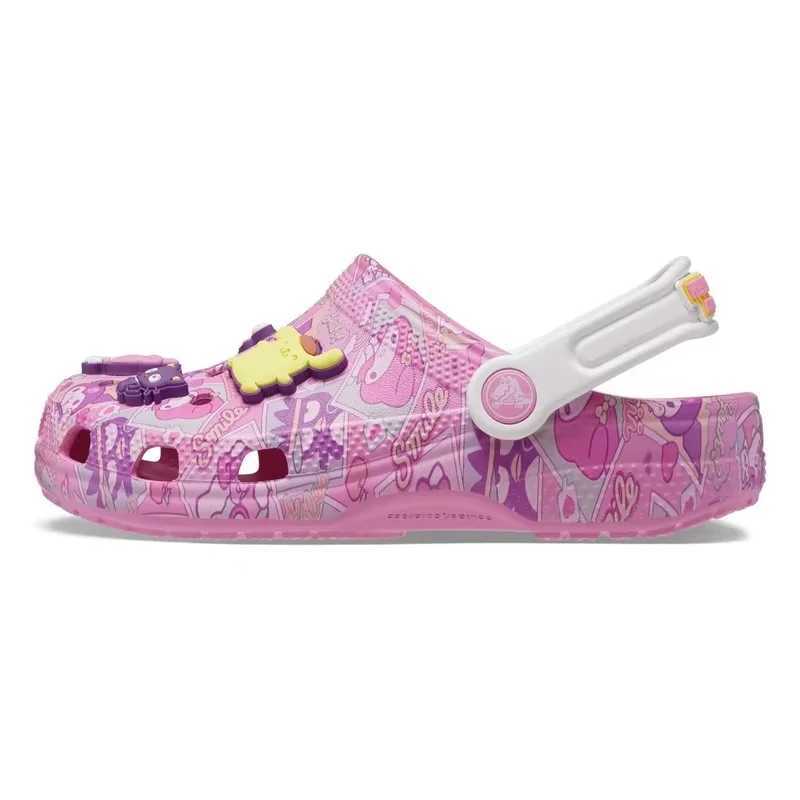 Sanrio Kuromi Hello Kitty Melody Cinnamoroll Kawaii Kids Cute Girls Sandals Children Slippers Non-Slip Beach Shoes Kidsw250528