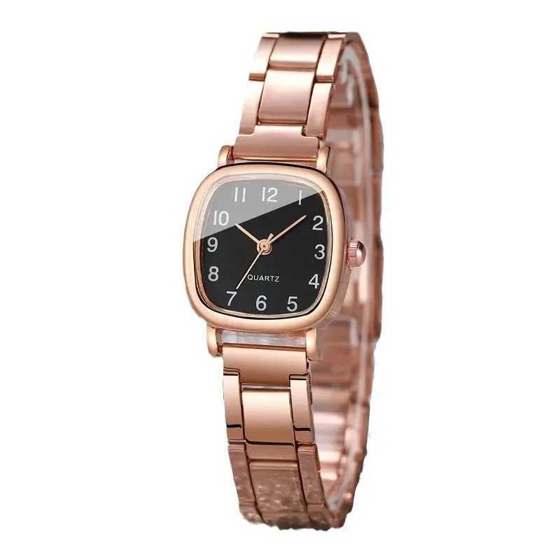 Stainless Steel Belt Watch Womens Watches Quartz Wristwatch for Women Bracelet Fashion Jewelry Italian Charm Link Watch XJ250527