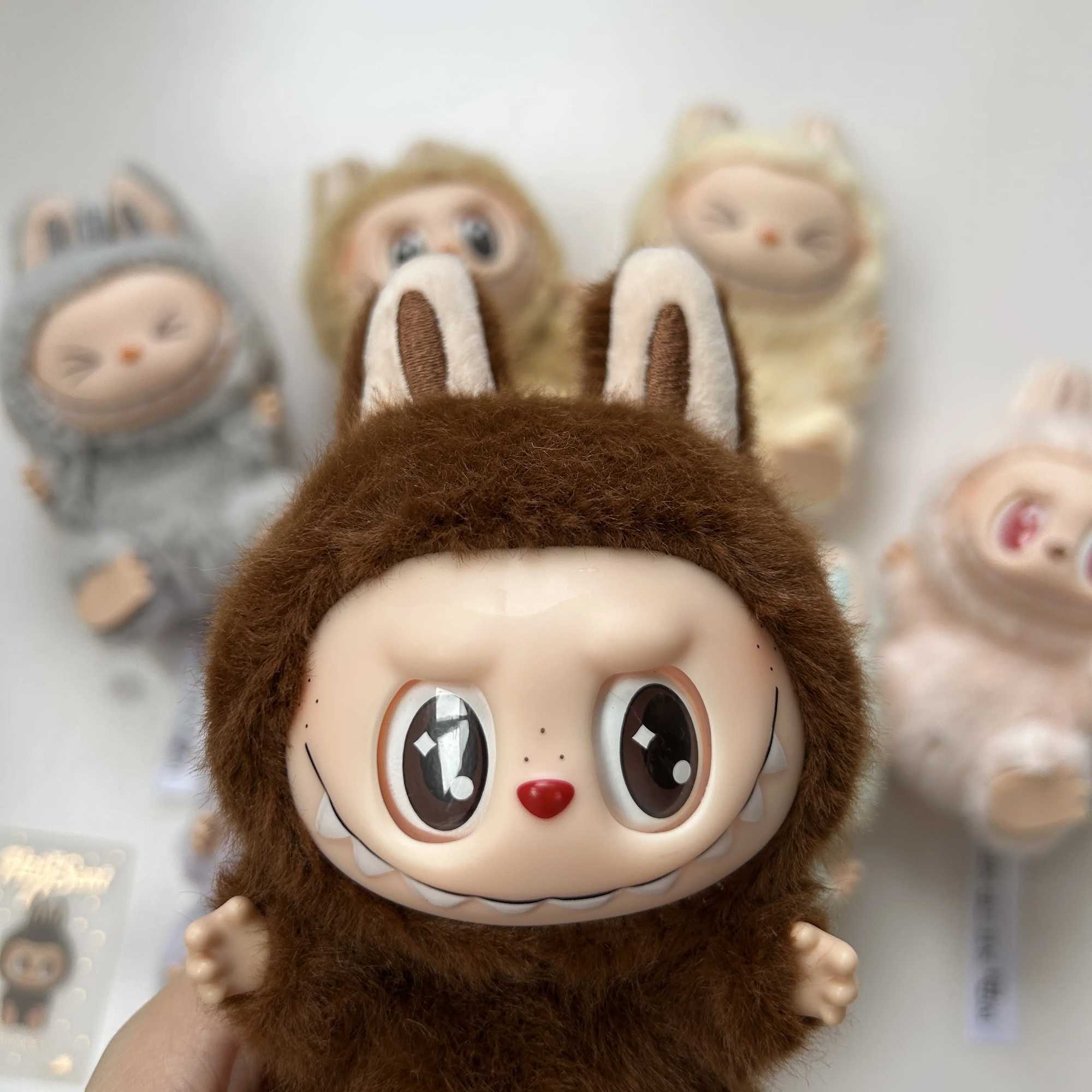 Labubu The Monsters Vinyl Face Doll -Moving aron Doll Blind Box Bag Decoration KeyChain Kid Xmas Gifts 1 1 Mystery Box X250528