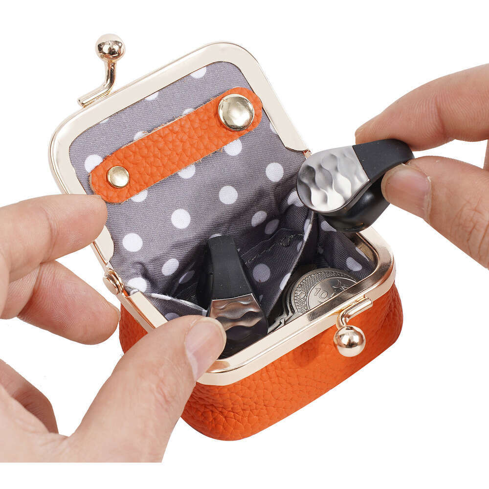 2025 New Women's Purse Baellerry Genuine Leather Mini Jewelry Box Multifunctional Coin Pouch