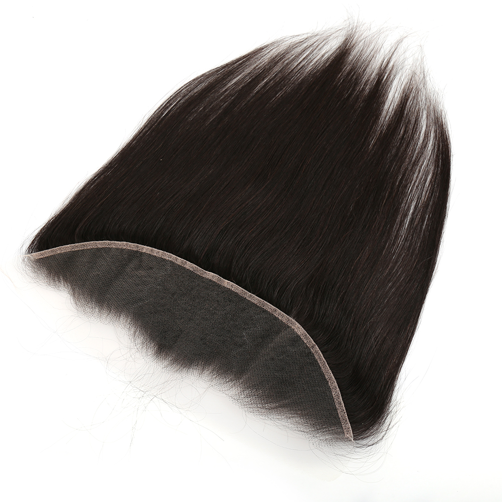 Bella Hair 13x4 13x6 Lace Frontal With Virgin Human Bundles Deal Skin-Like Human Hair Pre Plucked Super Natural Hairline Hairstyle Perfect Melt Black 