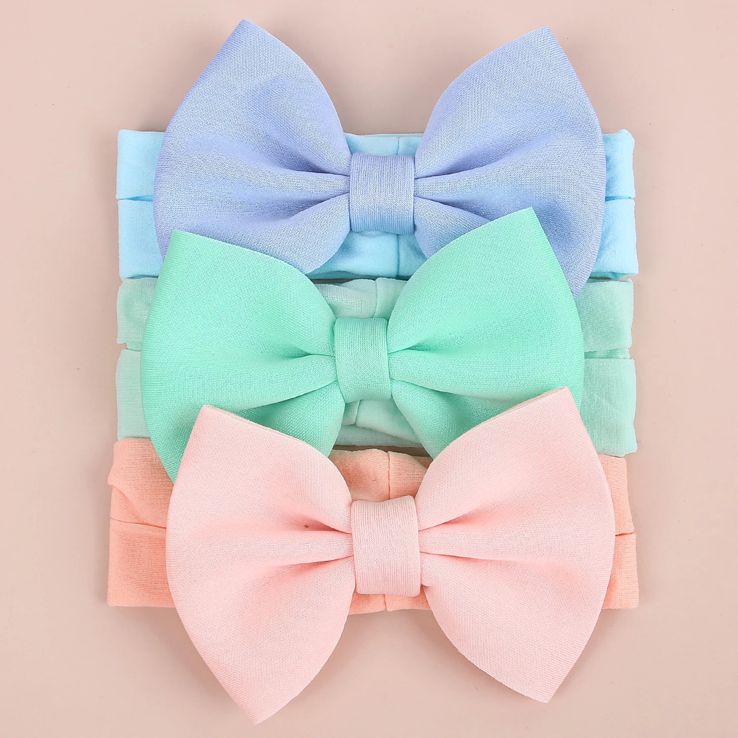 3PCS Baby Headbands Elastic Soft born Hair Bows Headbands for Baby Girl Children Turban Infant Headband Hair Accessories 250528