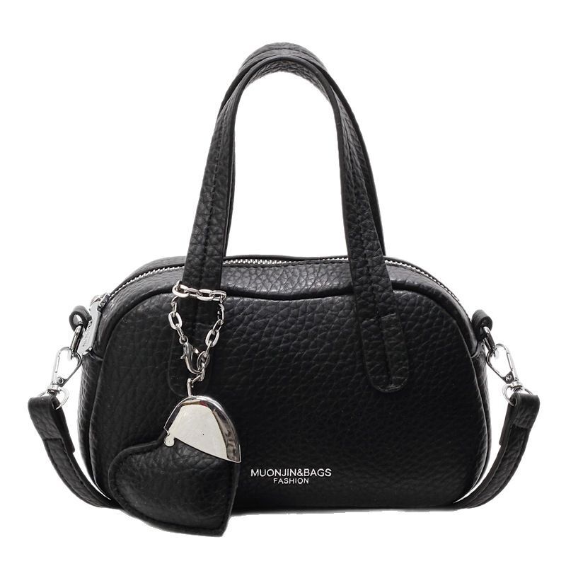 2025 New Lychee Pattern Fashion Designer Women's Handheld Pillow Western style Casual Simple Multi use Shoulder Cross Bag