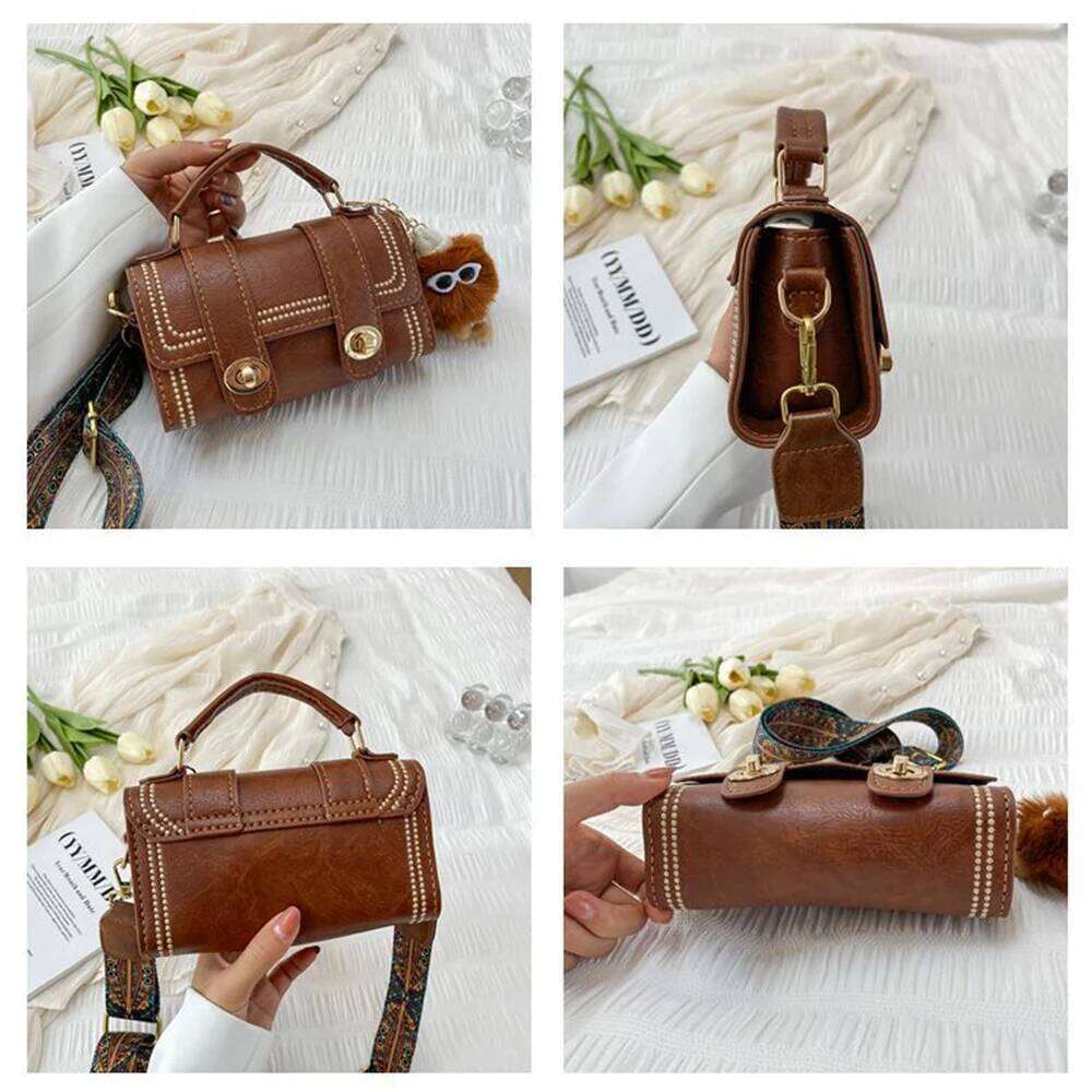 DIY Sewing Set Handbag Shoulder Strap Handmade Customized Black Brown Accessories With Hardware Buckle for Women Bag