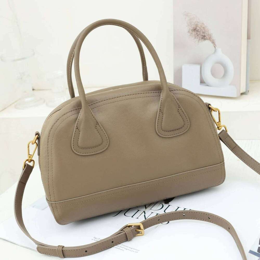 Retro Fashion Genuine Leather Ladies Shoulder Crossbody Bags Designer Large Capacity High Quality Handbag Cowhide