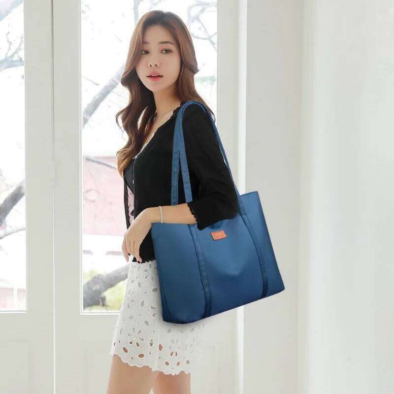 Large Capacity Canvas Tote 2025 Oxford Handbag New Women's Simple Shoulder Designer Bags Fashion Eco Bag