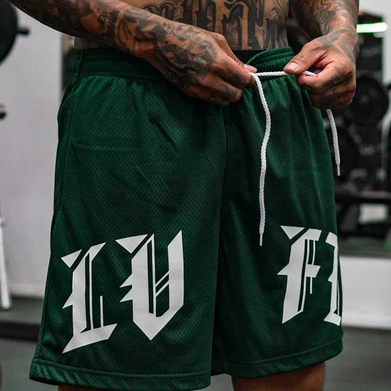 Quick-Dry Fitness Sports Gym Shorts Summer Mesh Breathable Loose Fit Running Training Basketball Pants for Men 2025 New Design X250528