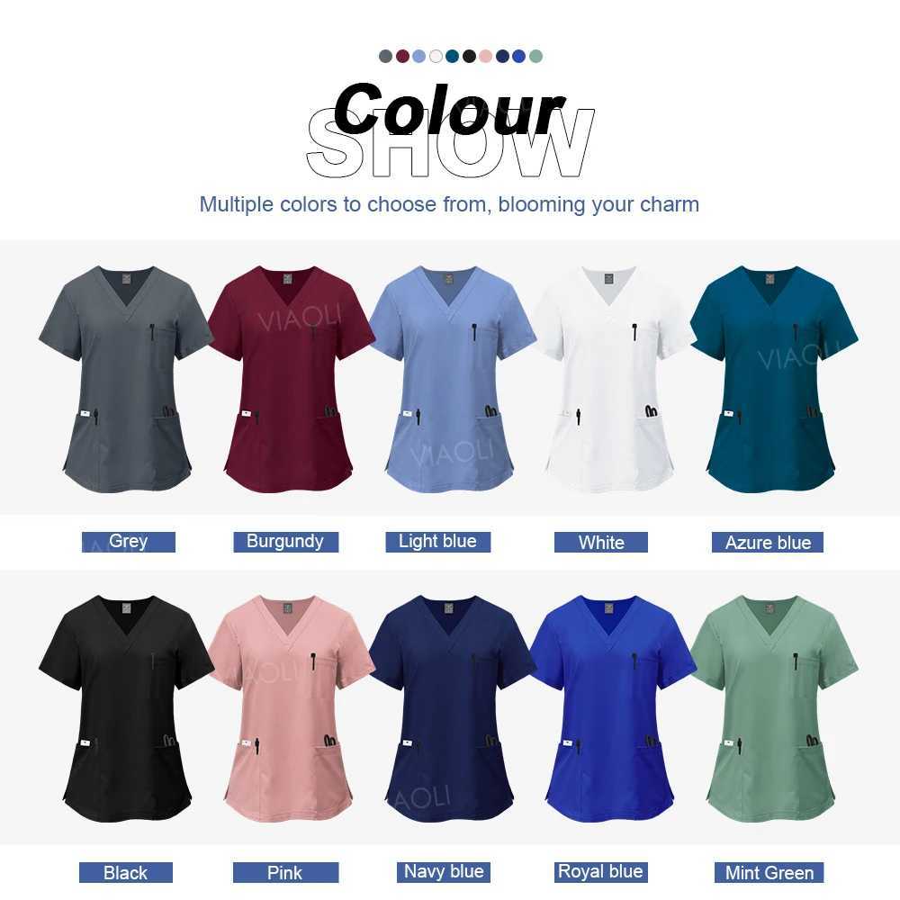 Nurse Uniform Hospital Accessories Surgical Dental Veterinary Work Wear Medical Nursing Healthcare Pharmacy Scrub Suit X250528