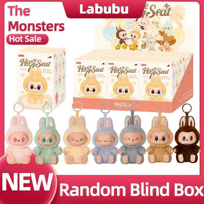 1 1 Hot S aron 2nd The Monsters Labubu Sitting Party Vinyl Plush Blind Box Decorative Surprise Box Doll Have A Seat Series X250528