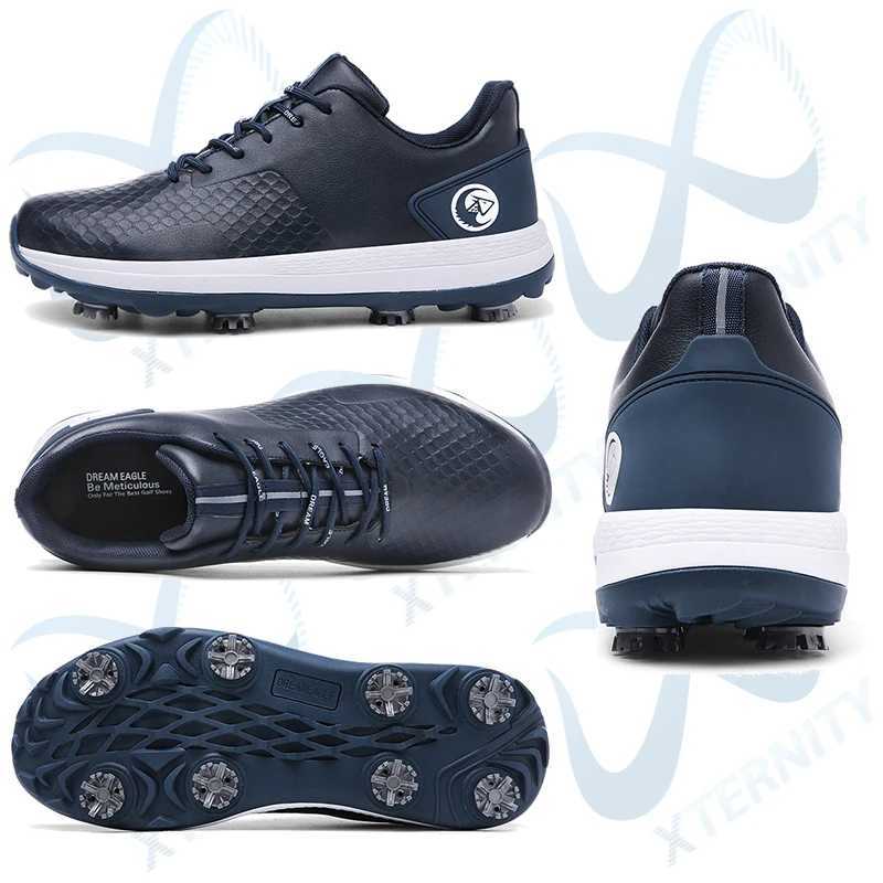 Professional Luxury Golf Shoes Outdoor Waterproof Non-Slip Golf Sneakers Men Casual Athletic Golfer Footwear Golfing Sport Shoes M250528