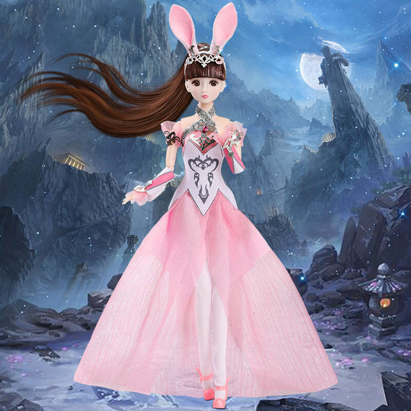 2024 New Little Dance Princess Tang San Doll Toy Girls Children's Dress-Up Set Birthday Gift