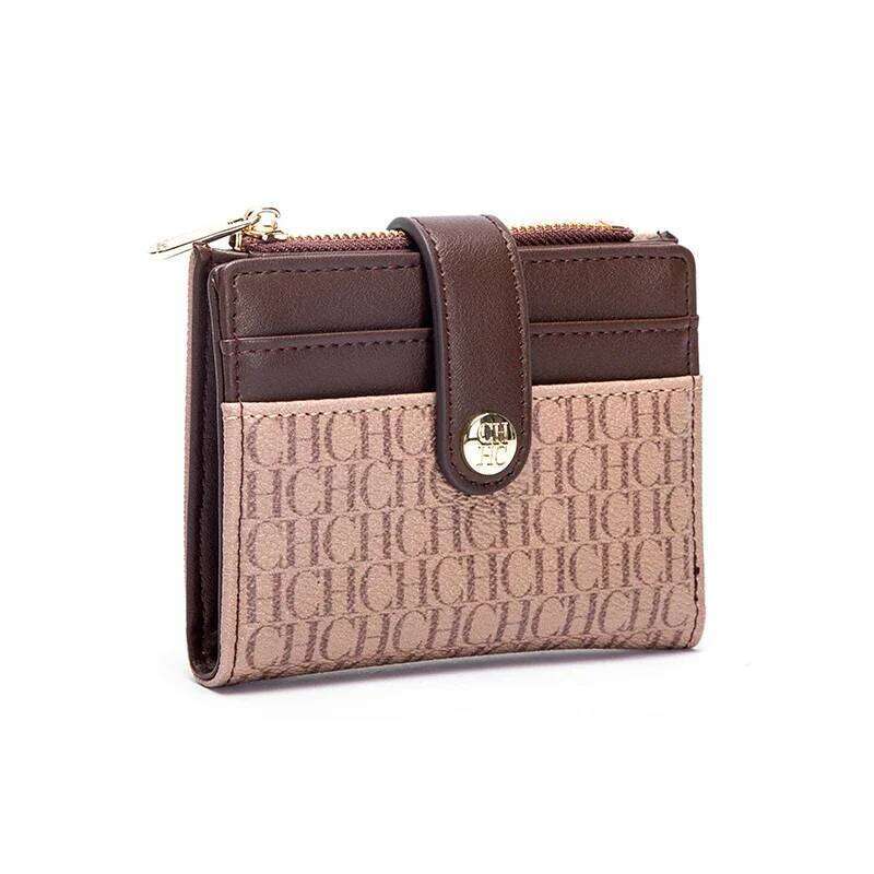 CH Convenient Carrying Small Elegant Card Bag High Quality Temperament Women's Wallet Premium Sense Fashion