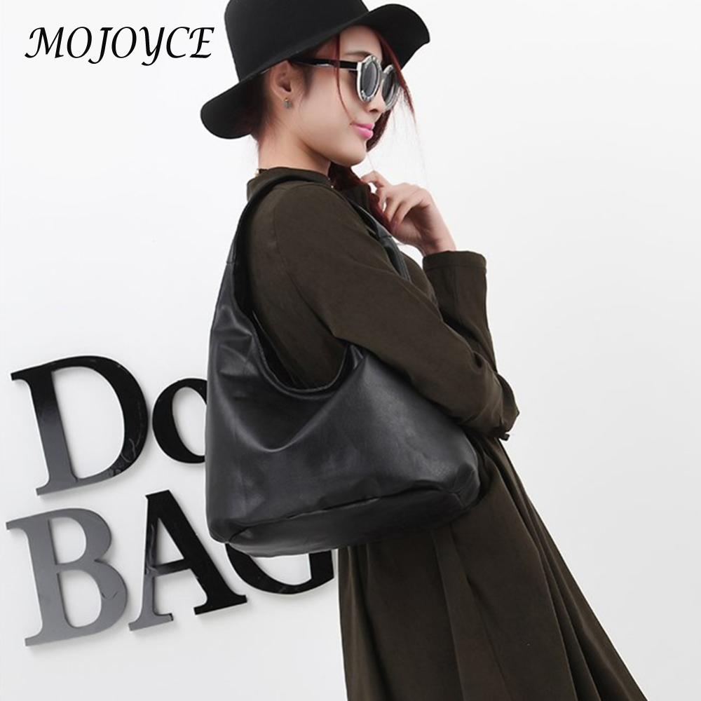 Women Leather Hobo Bag Fashion Large Tote Handbag Casual Underarm Bag Soft Shoulder Bag Daily Dating Purse