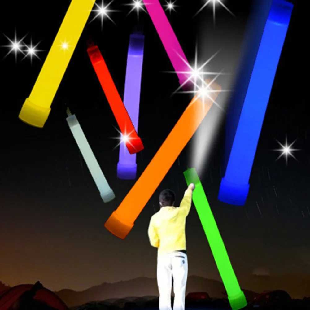 5/10PCS Survival Military Glow Light Sticks Walking Hiking Camping SOS Outdoor Fluorescence Sticks Emergency Halloween Decoration W250528