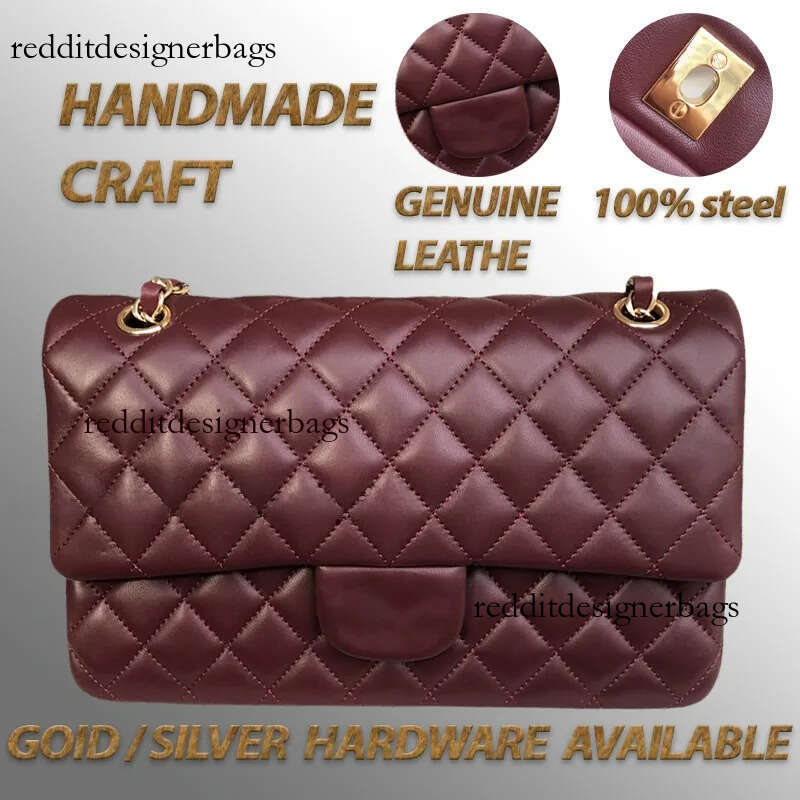 10A Mirror Quality Designer bag Women Hand Caviar shoulder Top Quality 23/25.5CM Genuine Leather Handmade Gold Sier Hardware Lock Interio ,Imported France leather