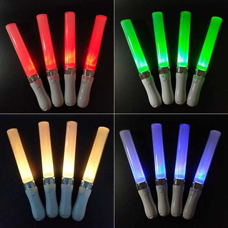 HOT SALE 2 Pcs LED Light Sticks 15 colors Light Sticks Light Sticks Concert Props W250528