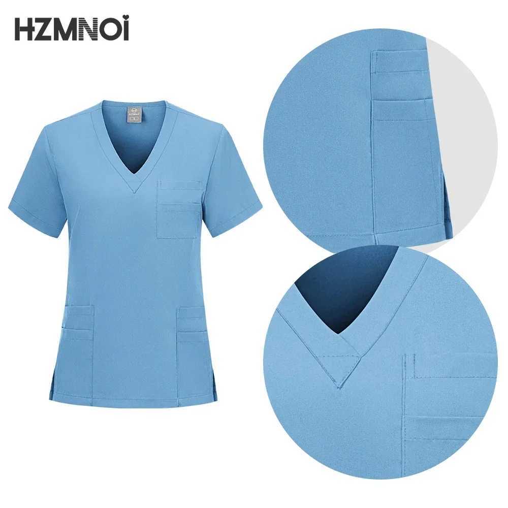 Newest Nurse Uniforms Medical Nursing Scrubs Sets Dentist Clinical Workwear Women Men Medical Surgical Suits Beauty Work Clothes X250528