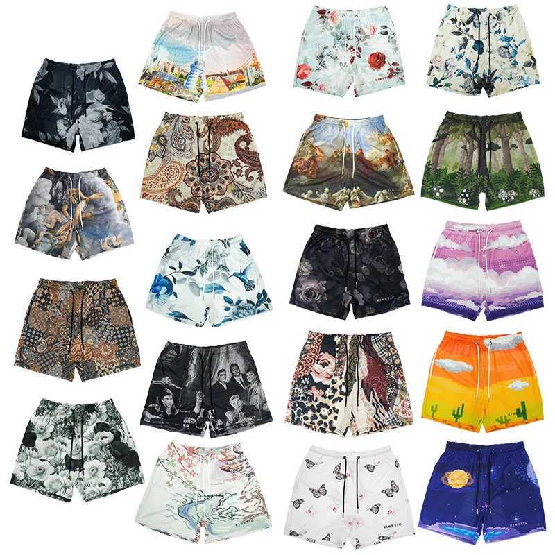 2024Summer New Digital Printing American Sports Casual Shorts Mesh Breathable and Loose Mens Short Shorts X250528