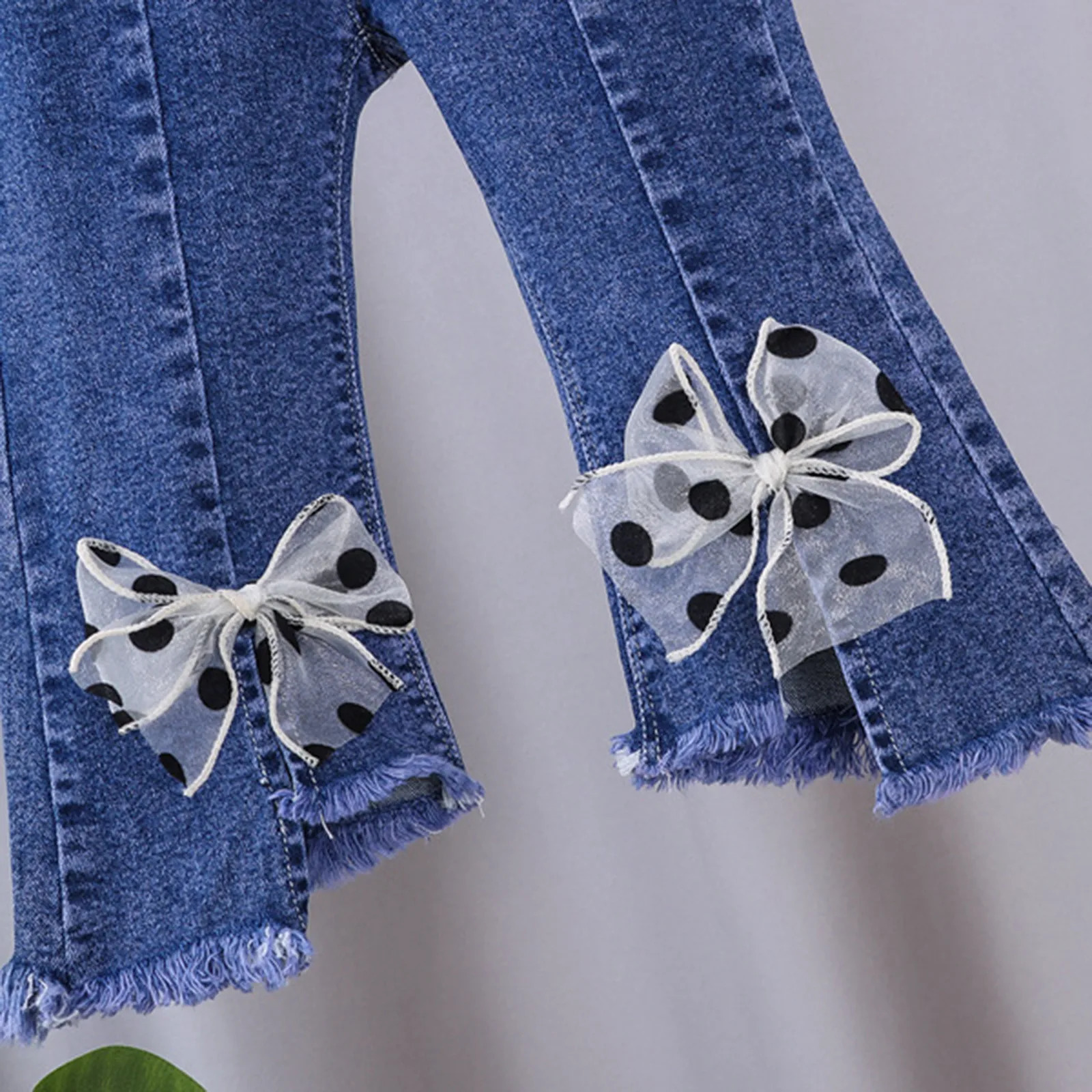 Pants Girls 7 Baby Denim Jeans Toddler Kids Soft Elastic Waist Girl Skirt 250528