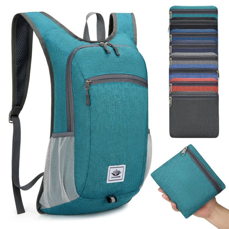 20L Portable Foldable Backpack Men Women Ultralight Casual Folding Bag Outdoor Climbing Cycling Hiking Knapsack Travel Daypack 250522