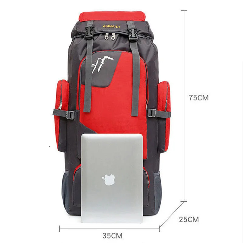 Oulylan 90L Waterproof Hiking Camping Backpack Trekking Bag Rucksack Large Capacity Travel Sports Bags Camping Equipment Men 250522