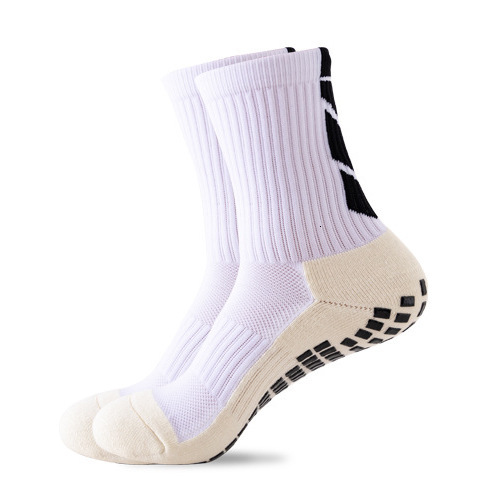 Men's Soccer Mid-Calf with Anti-Slip Pads Towel Bottom Running Basketball Training Professional Sports Socks