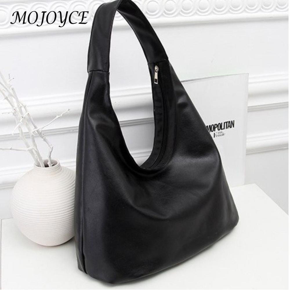 Women Leather Hobo Bag Fashion Large Tote Handbag Casual Underarm Bag Soft Shoulder Bag Daily Dating Purse