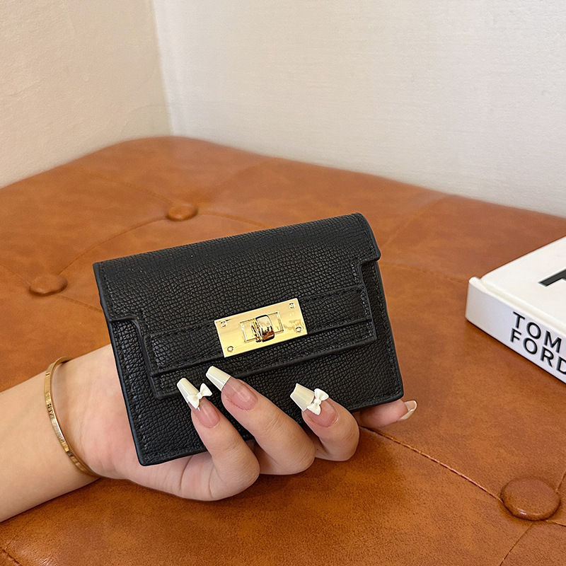 Free Shipping Luxury Designer Wallet Zero Wallet Fashionable Ladies' New Compact ID Bag Anti Demagnetization Multi Slot Card Bag High-quality